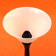 Lampe à poser   Cloche abat jour / Tulipe verre granité