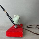 Desk pen set with sea shell lamp