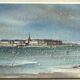 Aquarelle signée Alexandre Bonade, Saint-Malo