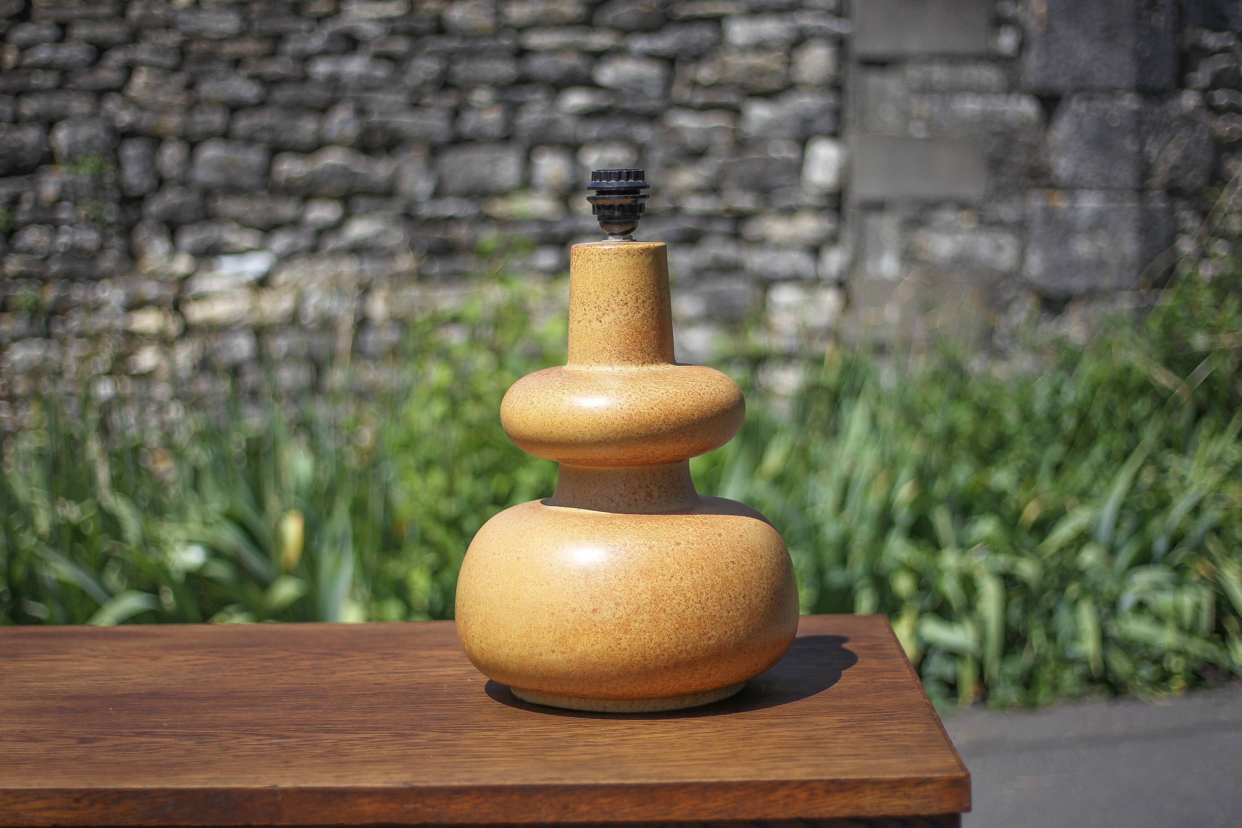 Large ceramic lamp, Vintage floor lamp, ceramic floor lamp