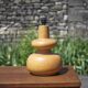 Large ceramic lamp, Vintage floor lamp, ceramic floor lamp