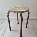 Vintage workshop school stool