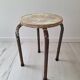Tabouret d'écolier atelier vintage