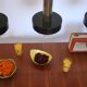 Lot de trois suspensions pendants Raak 1970
