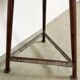 Tabouret d'atelier industriel gris, années 1960