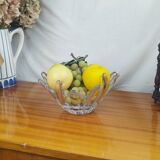 Daum France Crystal Starfish Fruit Bowl, Vintage 70s