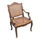 Regency style carved cane armchair