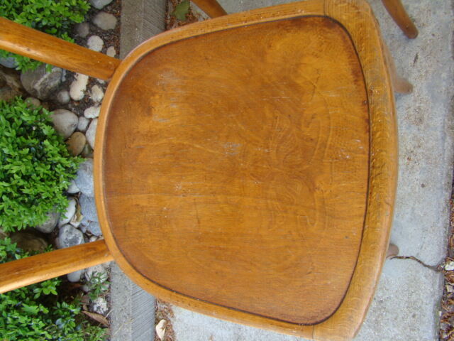 Pair of old bistro chairs