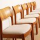 6 chaises de salle à manger | John Mortensen | Niels Koefoed | Modèle Ole | Teck