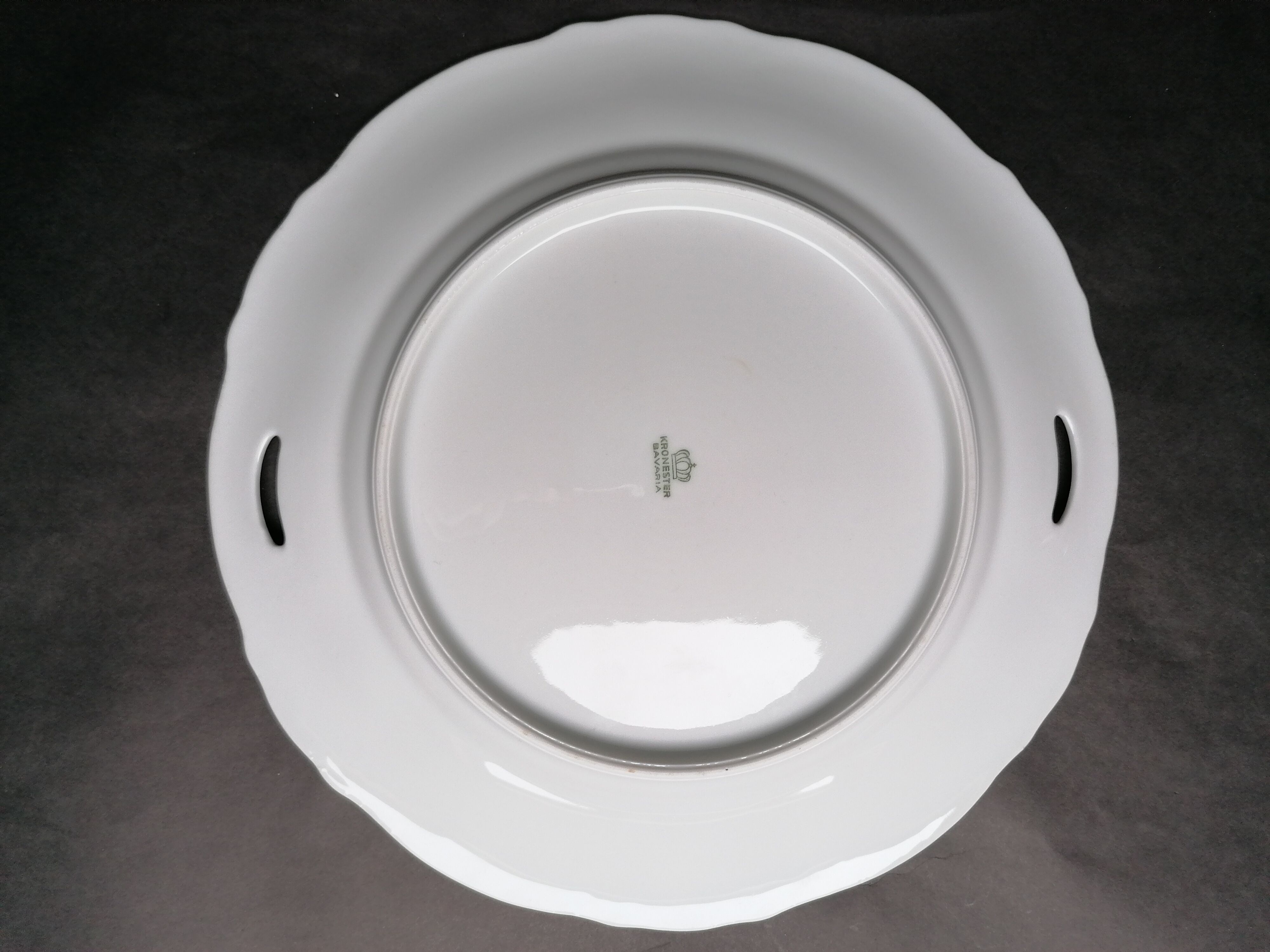 Old porcelain presentation dish
