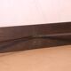 Old burmese teak bench and wrought iron base