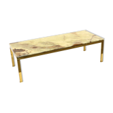Large vintage Onyx coffee table made in the 1970s