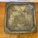 Antique Metal Centerpiece + Vintage Wrought Iron Stand