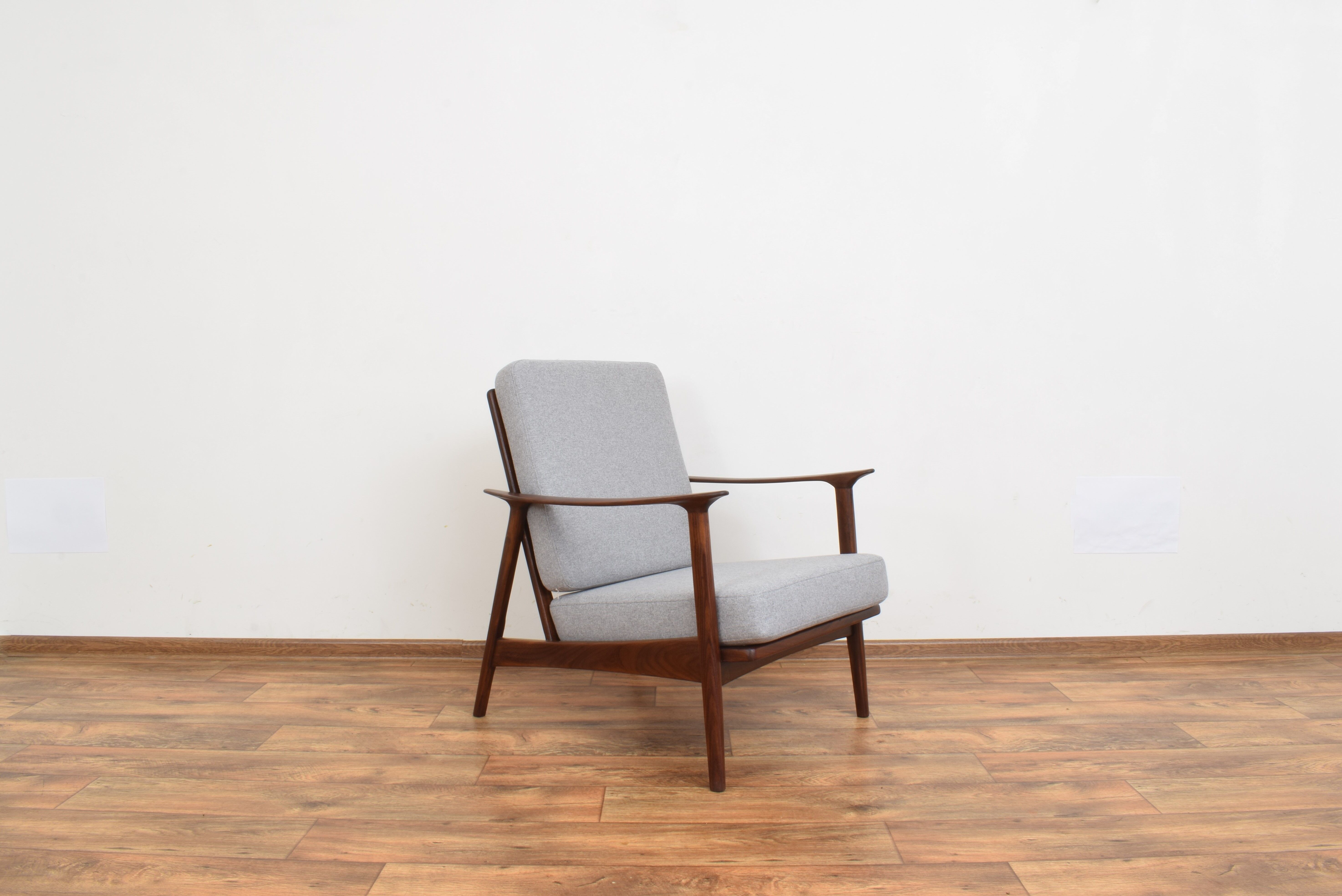 Mid-Century Danish Teak Armchair, 1960s.