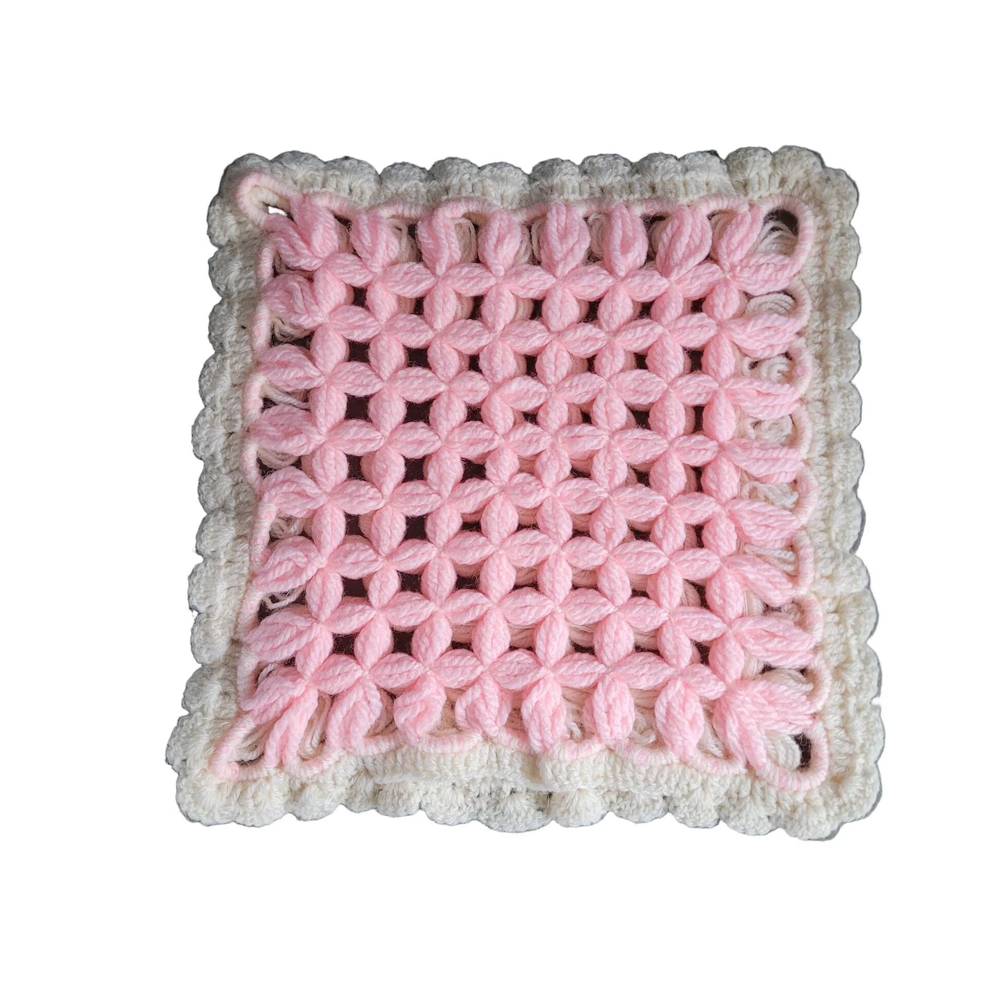 Housse de coussin en crochet 35x35