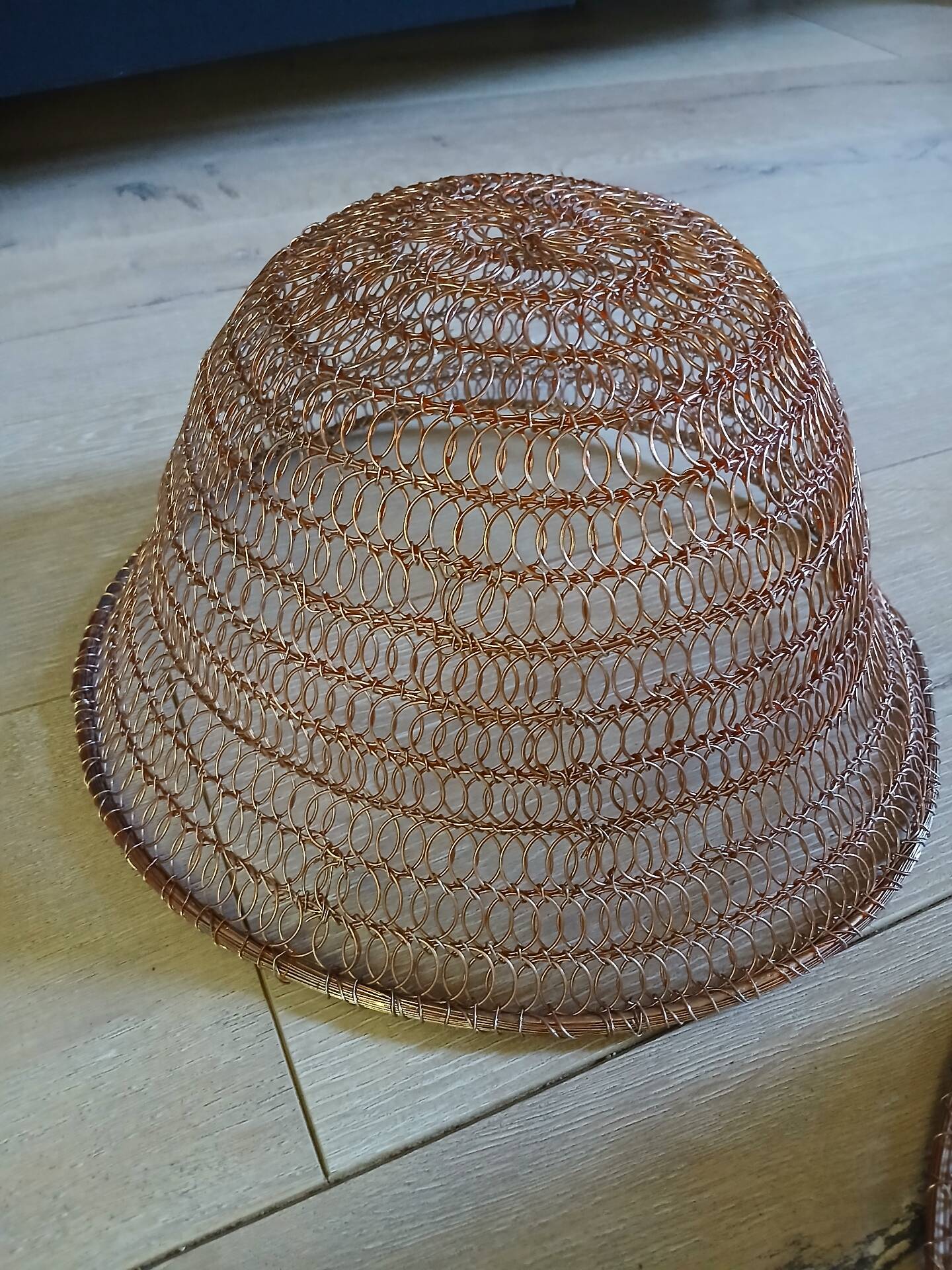 2 metal wire fruit baskets
