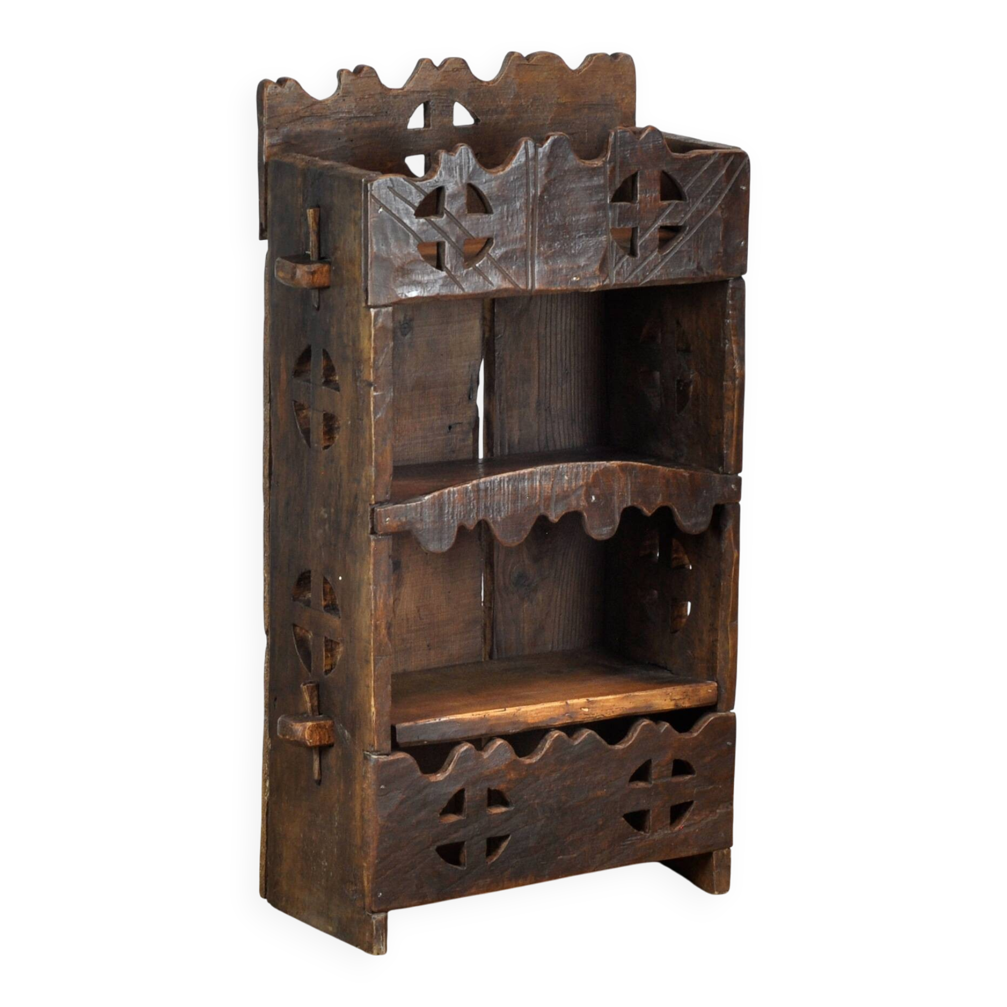 Romanian folk art cabinet, circa 1950