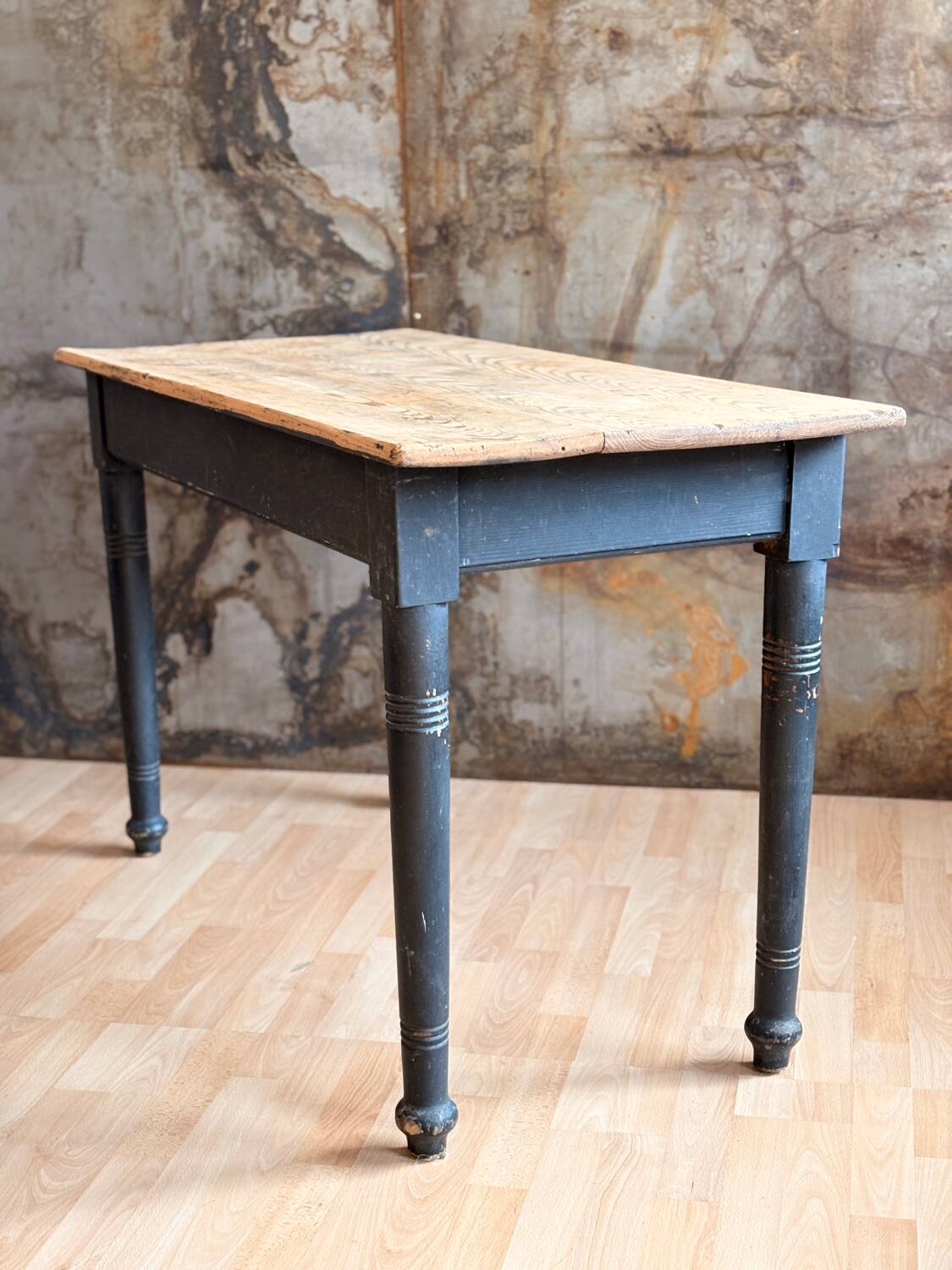 Distressed farmhouse table
