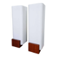 Pair of teak and white opaline wall lights, designed by Louis Kalff, 1960