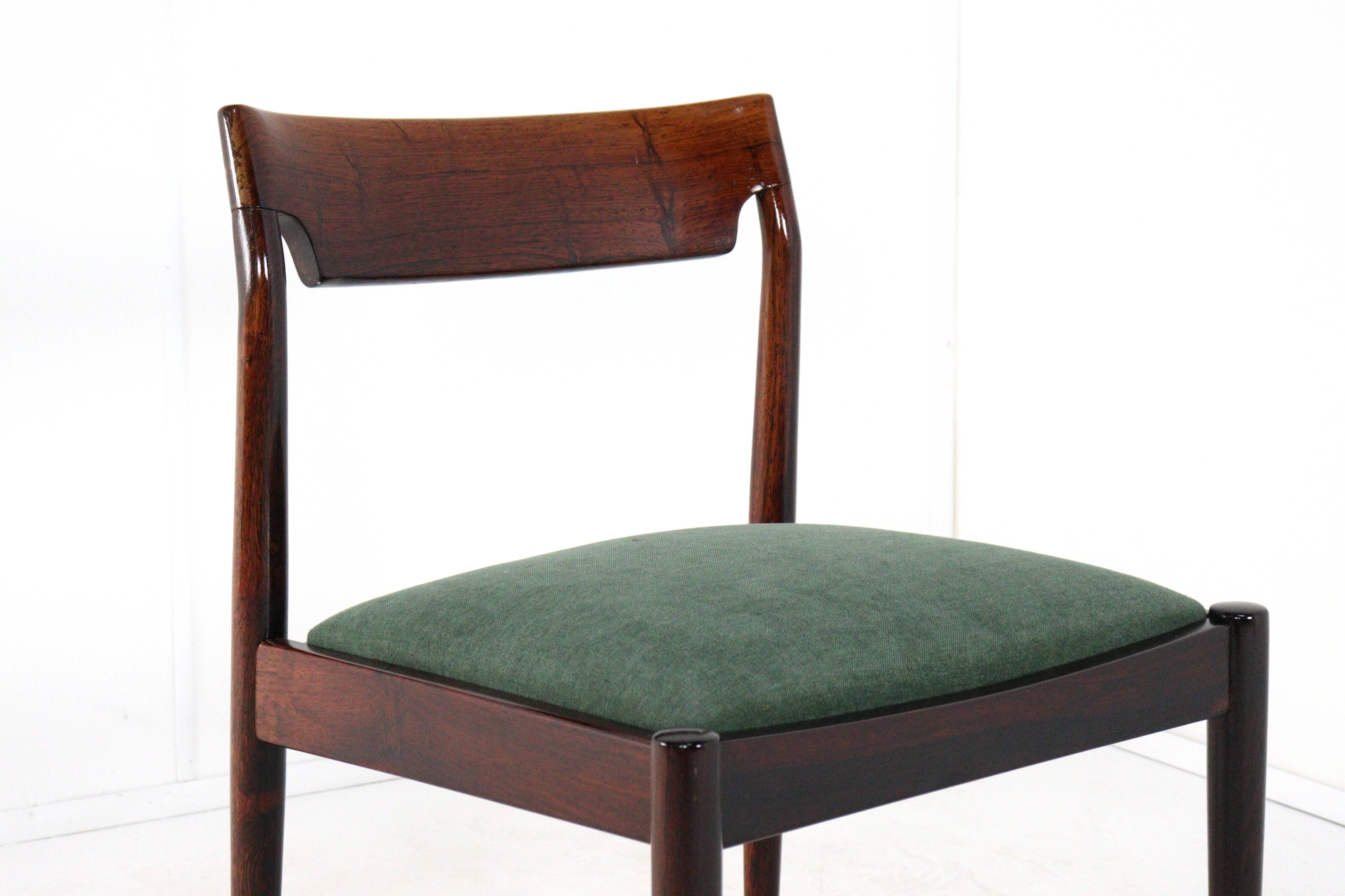 Set of 4 mid centiry rosewood dining chairs 'Havelte'