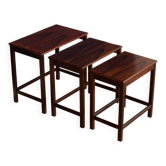 Tables gigognes par E W Bach Odense Møbelfabrik