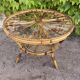 1950s rattan table from France