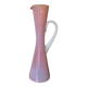 Vase, soliflore stelvia glass, italy, pink, orange and opalescent, 1960s