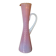 Vase, soliflore stelvia glass, italy, pink, orange and opalescent, 1960s