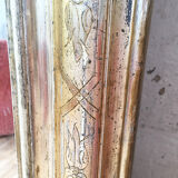 Mirror Louis Philippe flowered 75 x 109 cm