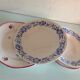 Sept assiettes plates décor Anne Marie des faïenceries de Sarreguemines/ vintage années 50-60