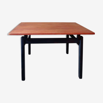 Table low teck 76 x 76 cm