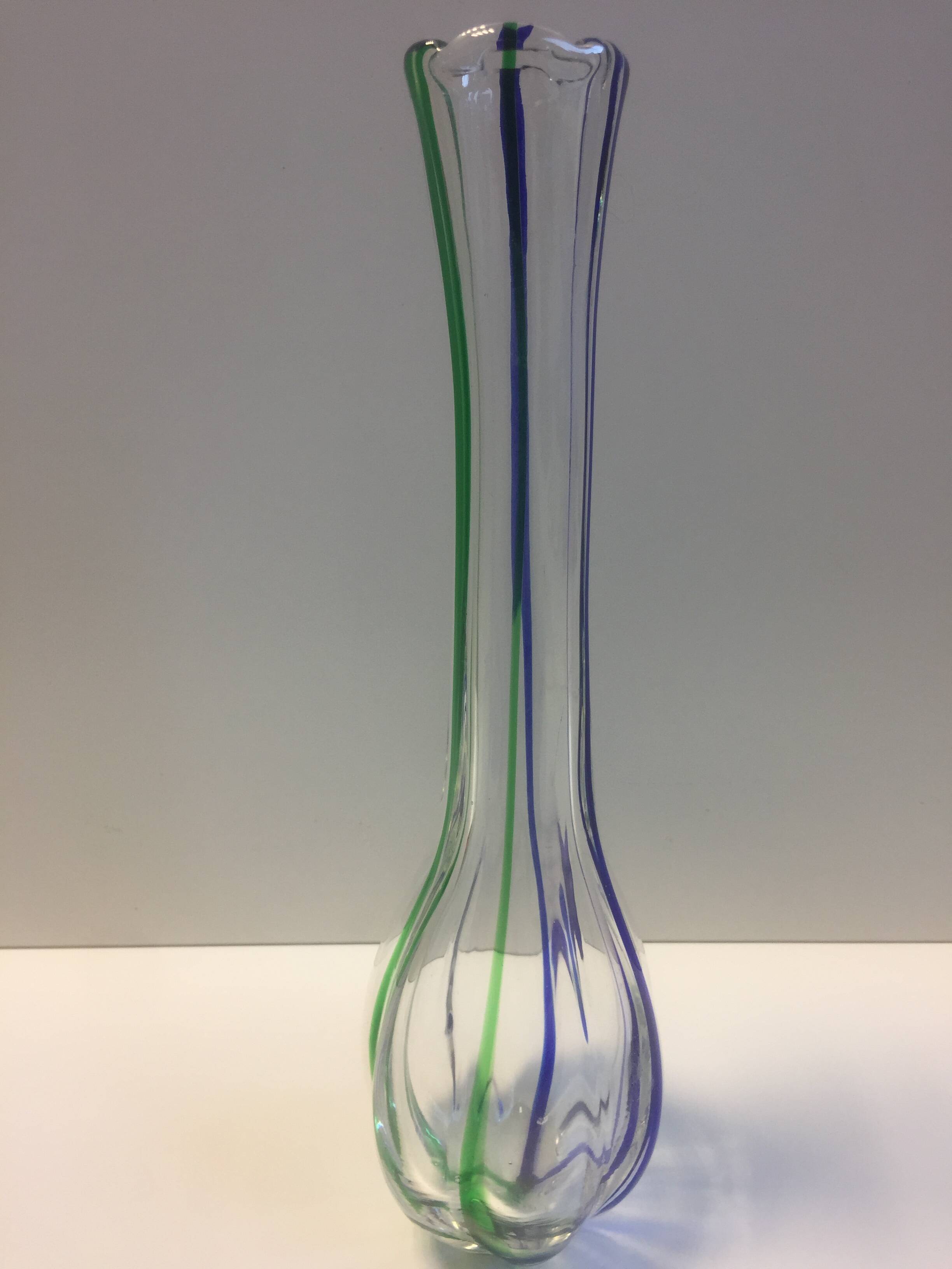 Soliflore Italian Vase Murano Glass Design ARCHIMEDE SEGUSO Vintage 1960 / 1970
