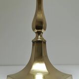 Lampe verre opalin laiton massif années 60