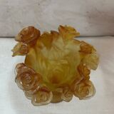 Daum glass paste vase