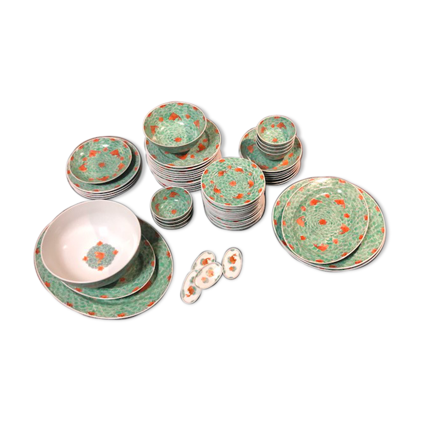 Asian-style porcelain dishes