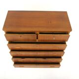 Commode scandinave "tallboy" en teck, Suède, 1950