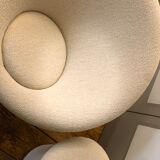 Armchair and 2 ottomans 'Mushroom n°560' by Pierre Paulin 1959, old edition 1960