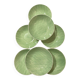Set of 7 Salins soup plates, Mistral green model
