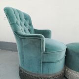 Toad chair and foot rest