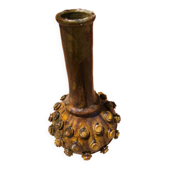 Poterie de tamegroute en terre cuite émaillée