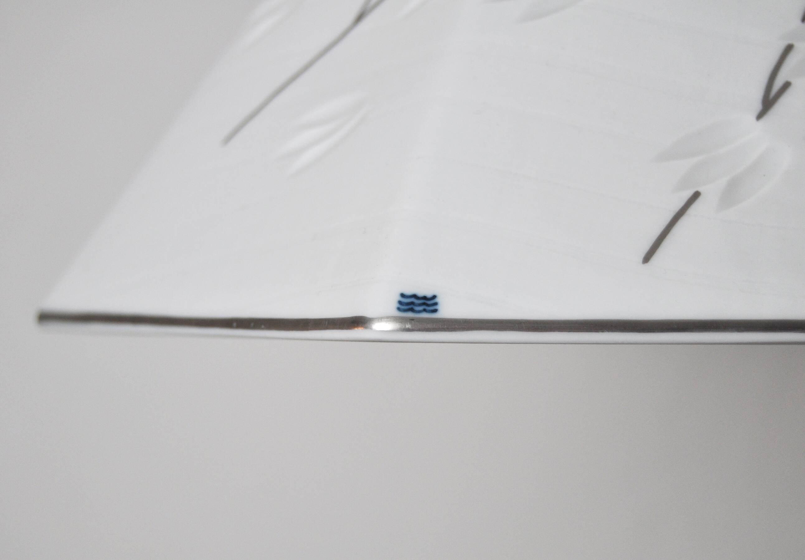 Royal Copenhagen "Luciana" blanc de chine porcelain pendant lamp, 1960s