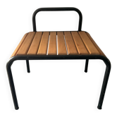 Vintage luggage rack chair from the 1960s.