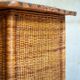 Small woven bamboo buffet, 1960s