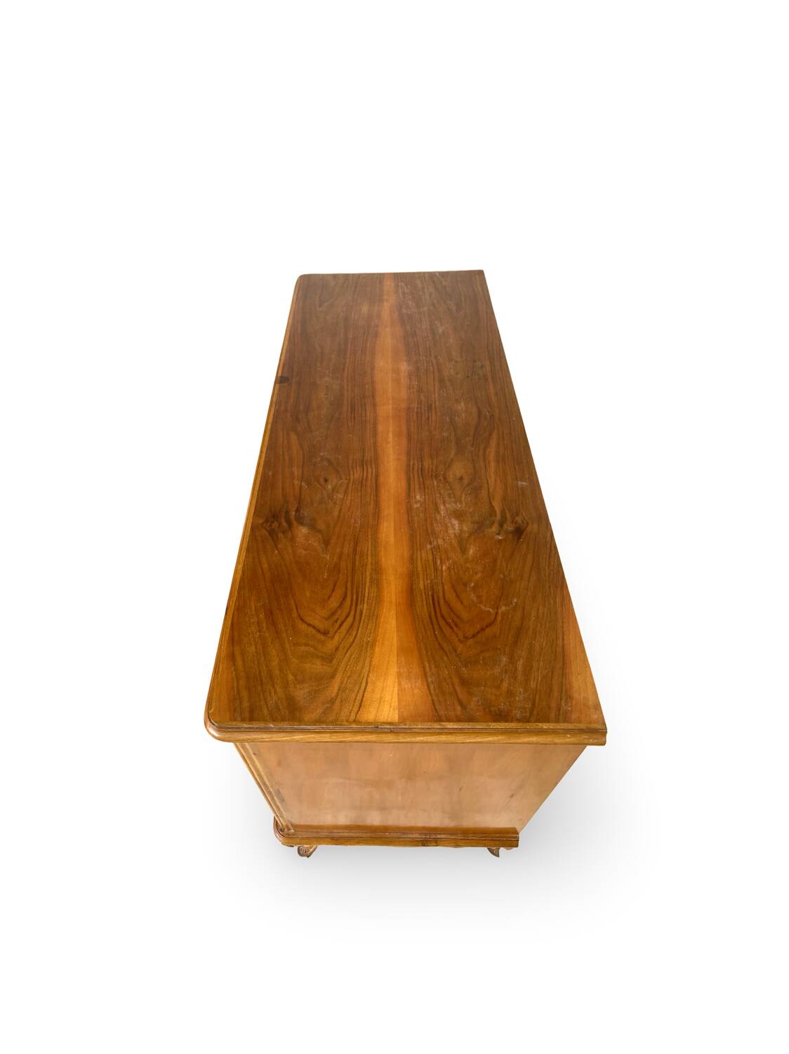 Commode italienne en noyer du milieu du siècle, années 1960.