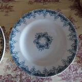 Old flat plates made of ironstone