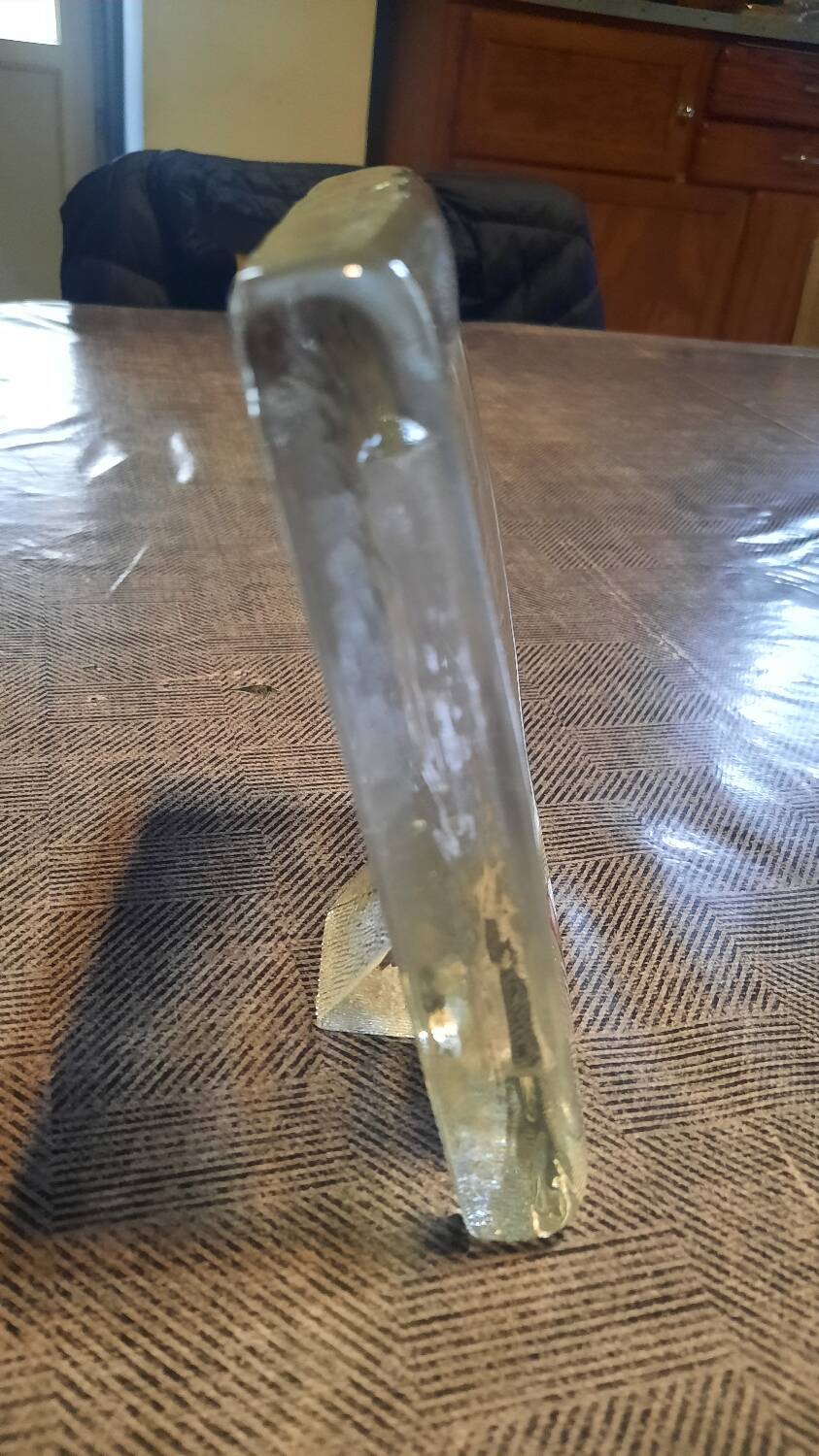 60s glass photo frame