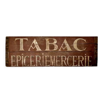 Enseigne Tabac - Epicerie - Mercerie vintage 50's