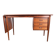 Danish extendable desk, Rosewood and Brass, model OS 51, Arne Vodder.