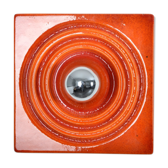 Fat Lava ceramic wall apply from Hustadt Leuchten 1970s