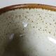 Set of 4 vintage glazed stoneware cider bowls/ice cream cups with stems.